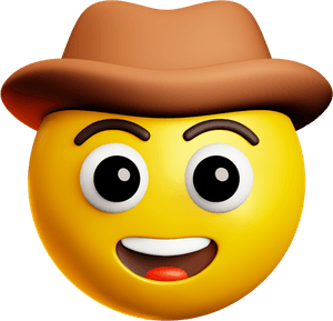 Cowboy Hat Emoji PNG