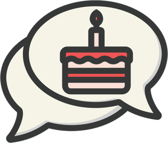 Happy Birthday Speech Bubble PNG
