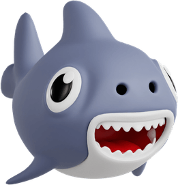 Baby Shark 3d PNG