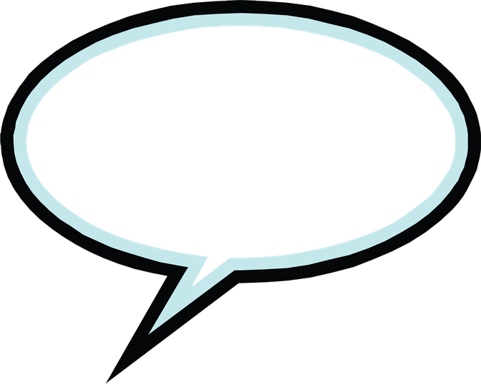 Anime Manga Speech Bubble PNG