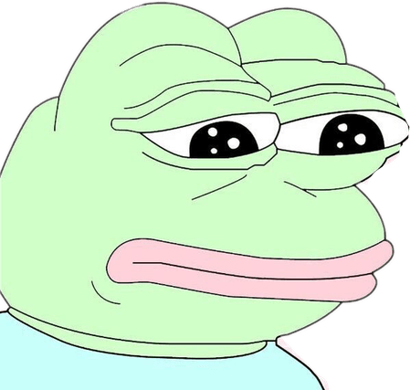 Sad Pepe PNG