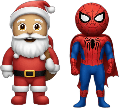 Spiderman Christmas PNG