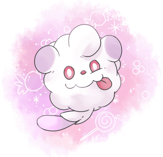 Swirlix Pokemon PNG