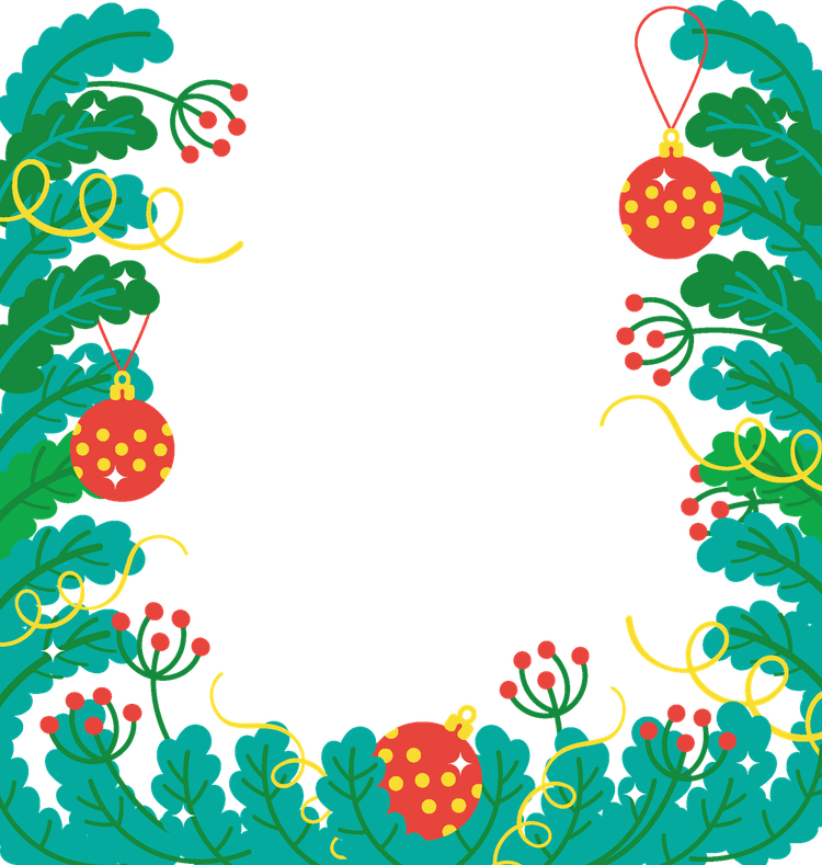 Postcard Border PNG