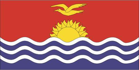 Kiribati Flag PNG