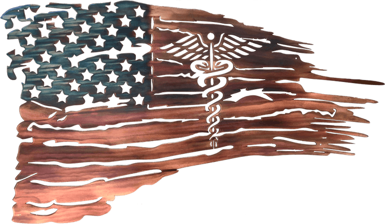 Ripped American Flag PNG