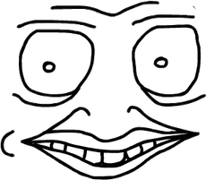 Creepy Smile PNG
