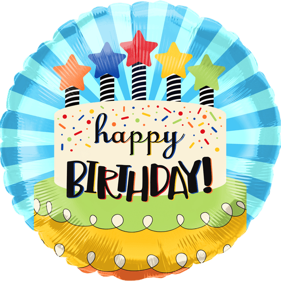 Cake And Balloon PNG