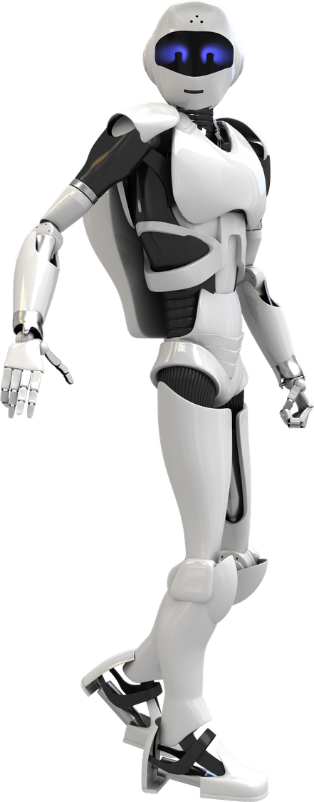 Grey Robot PNG