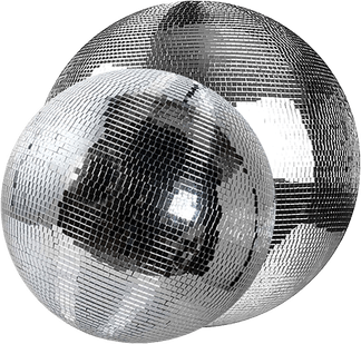 Silver Disco Ball PNG