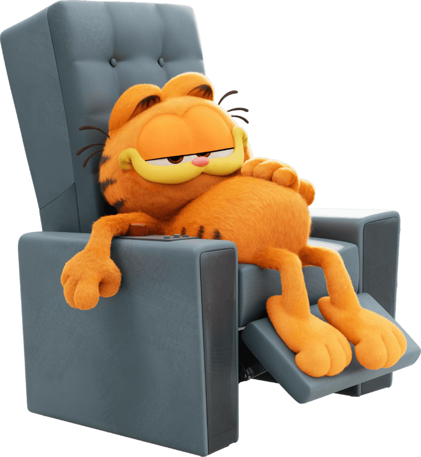The Garfield Movie Poster PNG