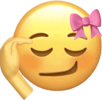 Coquette Emoji PNG
