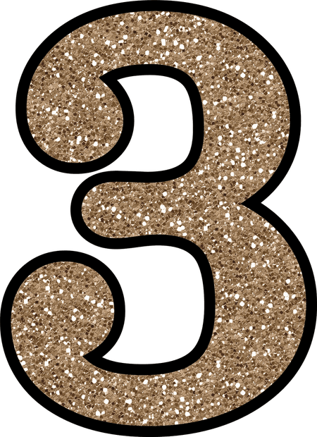 3 Number PNG