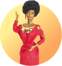 Black Barbie PNG