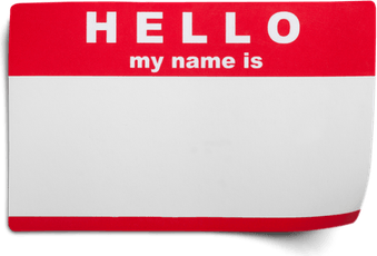 Name Tag PNG