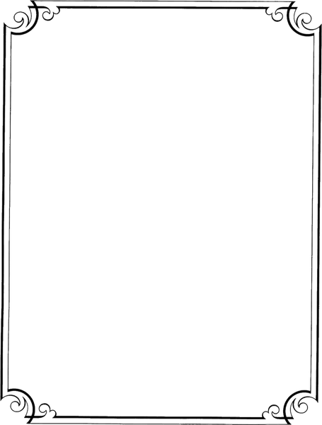Menu Border PNG