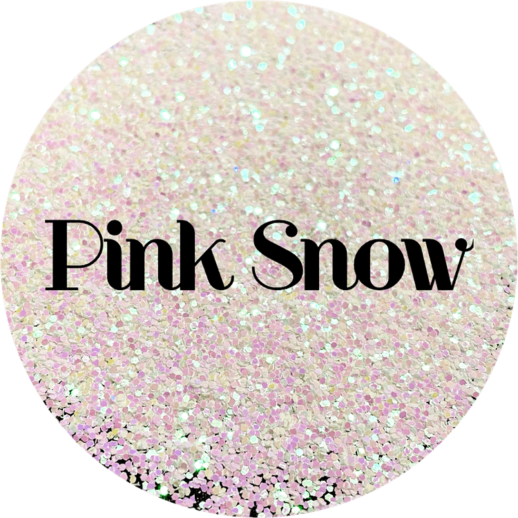Pink Glitter Circle PNG