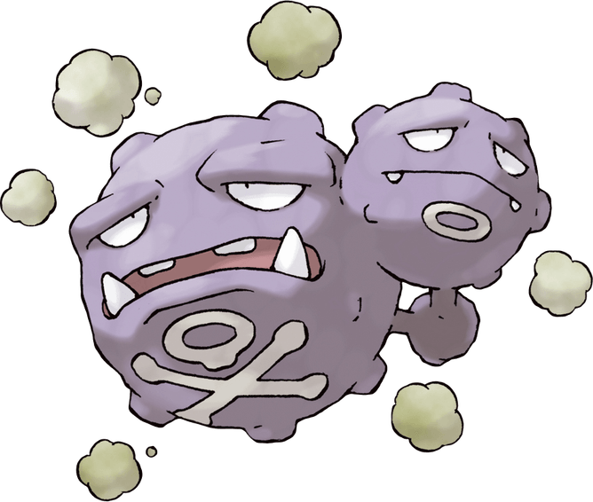 Weezing Pokemon PNG