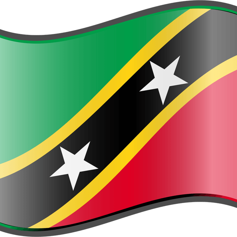 Saint Kitts And Nevis Flag PNG
