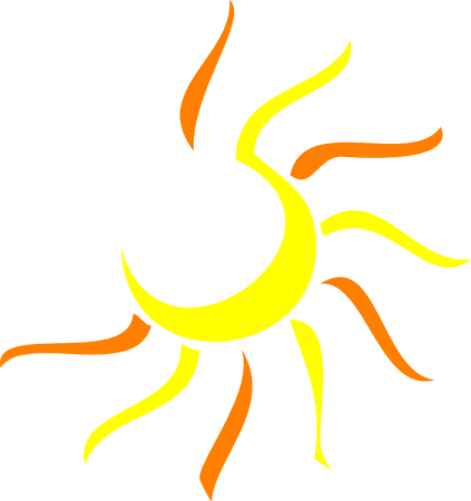 Corner Sun PNG