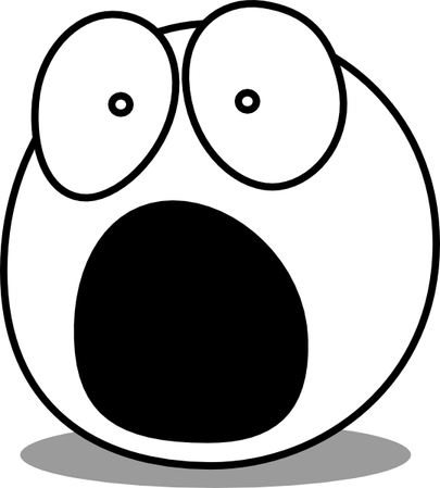 Scared Face PNG