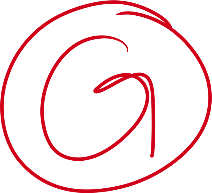 Hand Drawn Red Circle PNG