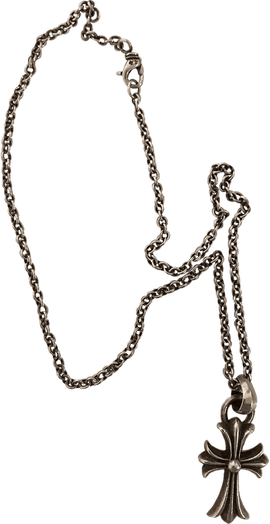 Chrome Heart Cross PNG