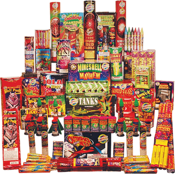 Fireworks Banner PNG