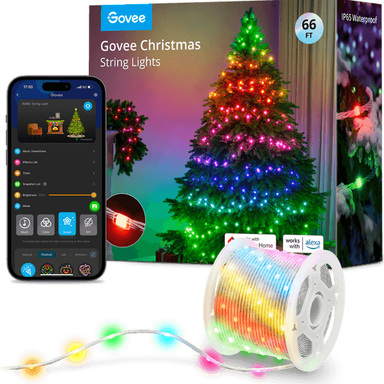 Led Christmas Lights PNG