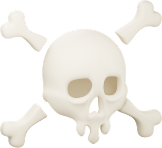 Apple Skull Emoji PNG