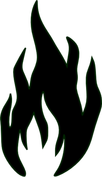 Black Fire PNG