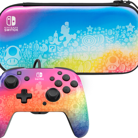 Nintendo Switch Pink And Green PNG