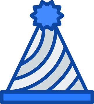 Blue Birthday Hat PNG