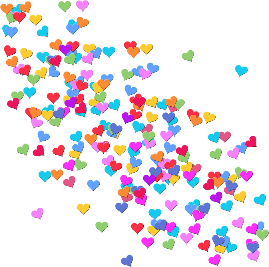 Heart Confetti PNG