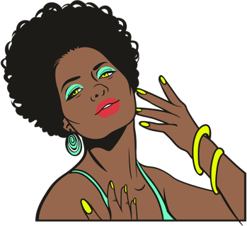African American Woman PNG
