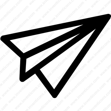 White Paper Airplane PNG