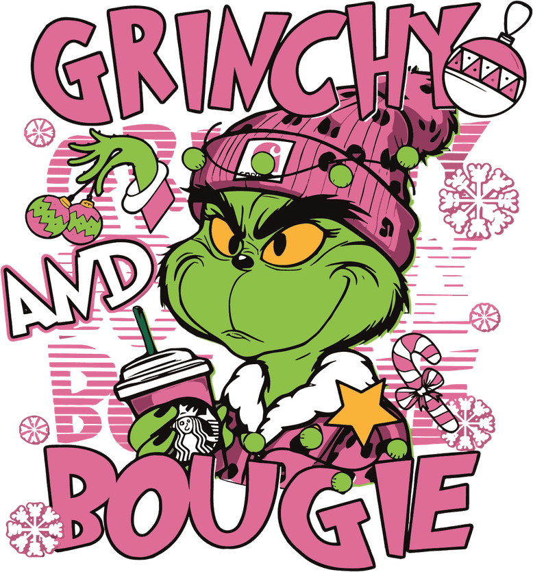 Bougie Grinch PNG
