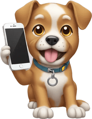 Iphone Dog Emoji PNG