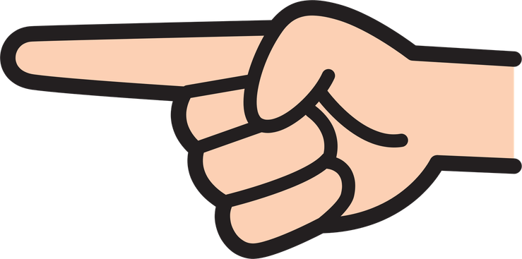 Pointing Hand PNG