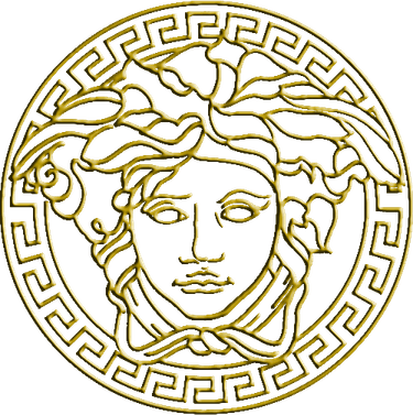 Gold Versace Logo PNG