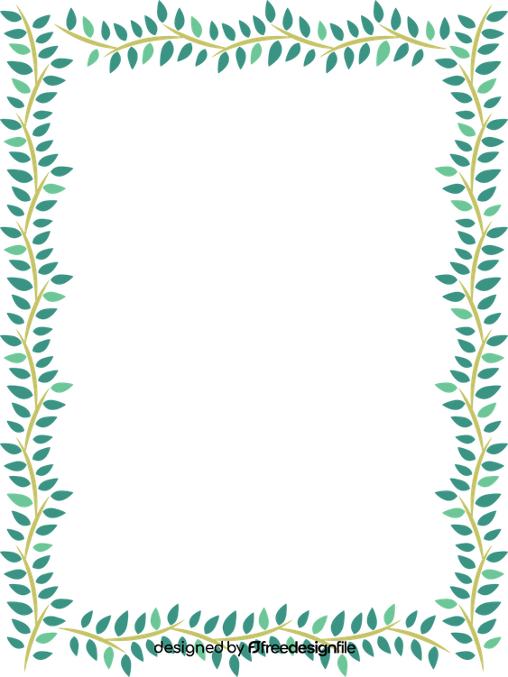 Certificate Border Green PNG
