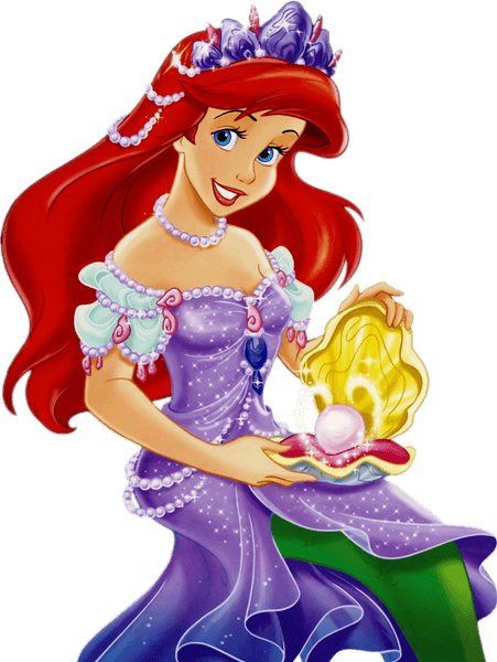 Sereia Ariel Baby PNG