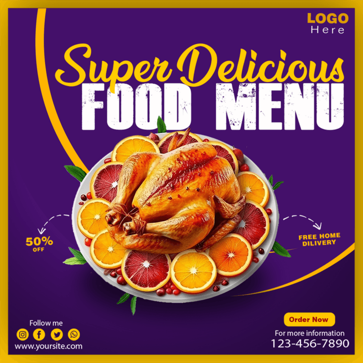 Restaurant Banner PNG