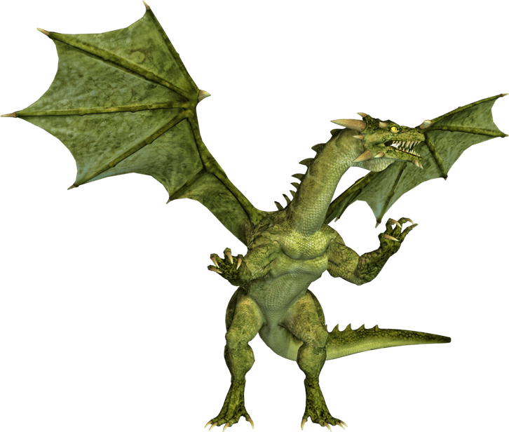 Ancient Green Dragon PNG
