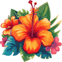 Hawaiian Flowers PNG
