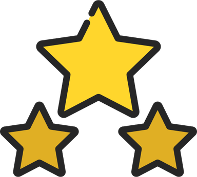 3 Star PNG