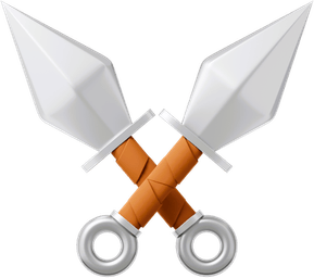 Naruto Kunai Knife PNG