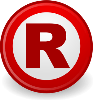 Copyright Symbol R Registered Trademark PNG