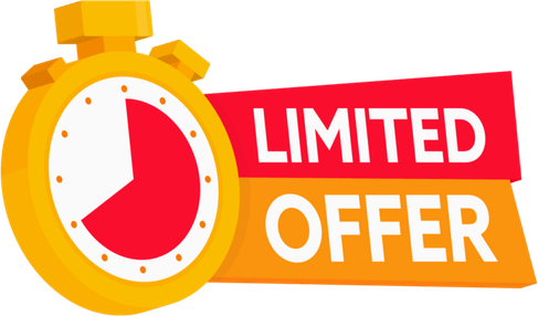 Limited Time Offer Banner PNG