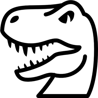 Cartoon Dinosaur Head PNG